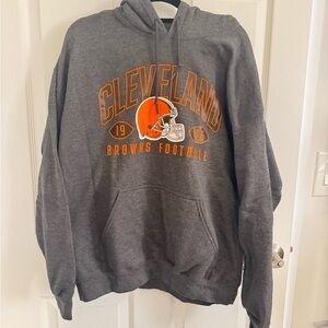 NFL Cleveland Browns Charcoal Hoodie